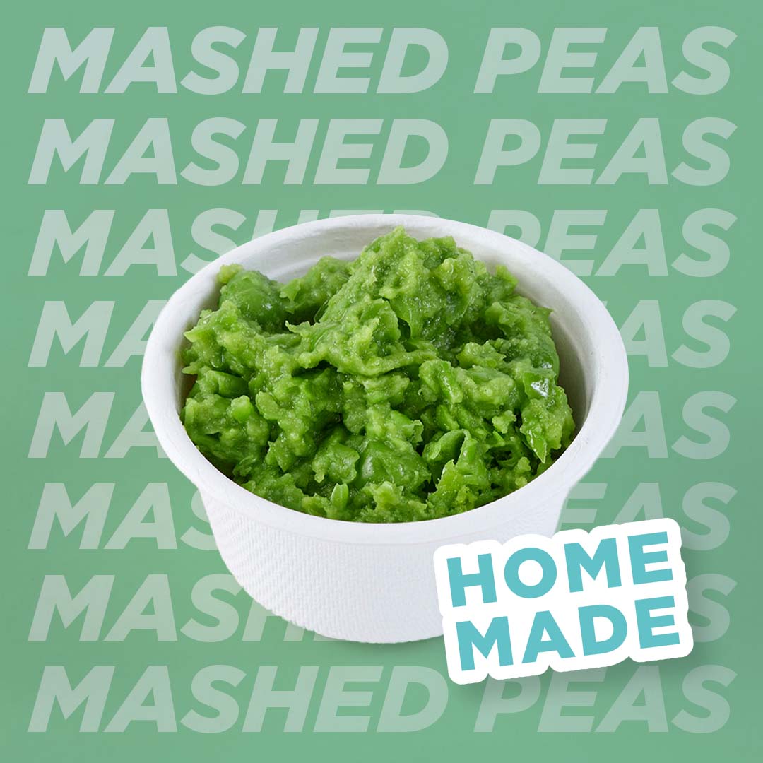 Home made mashed peas