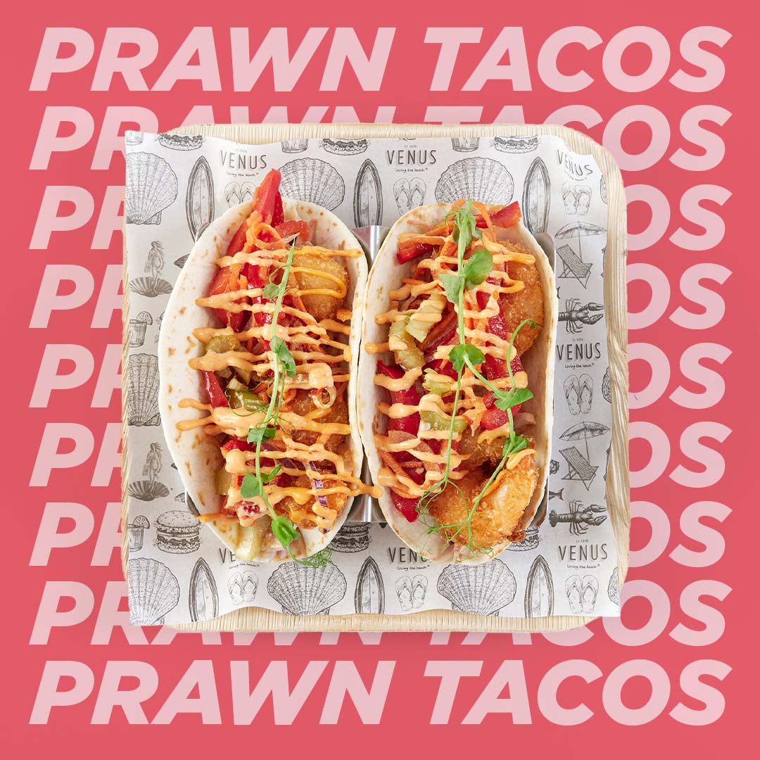 Coconut King Prawn Tacos