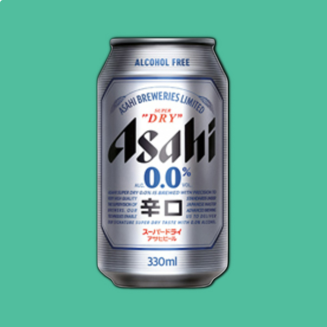 Asahi Super Dry 0% ABV  VEGAN