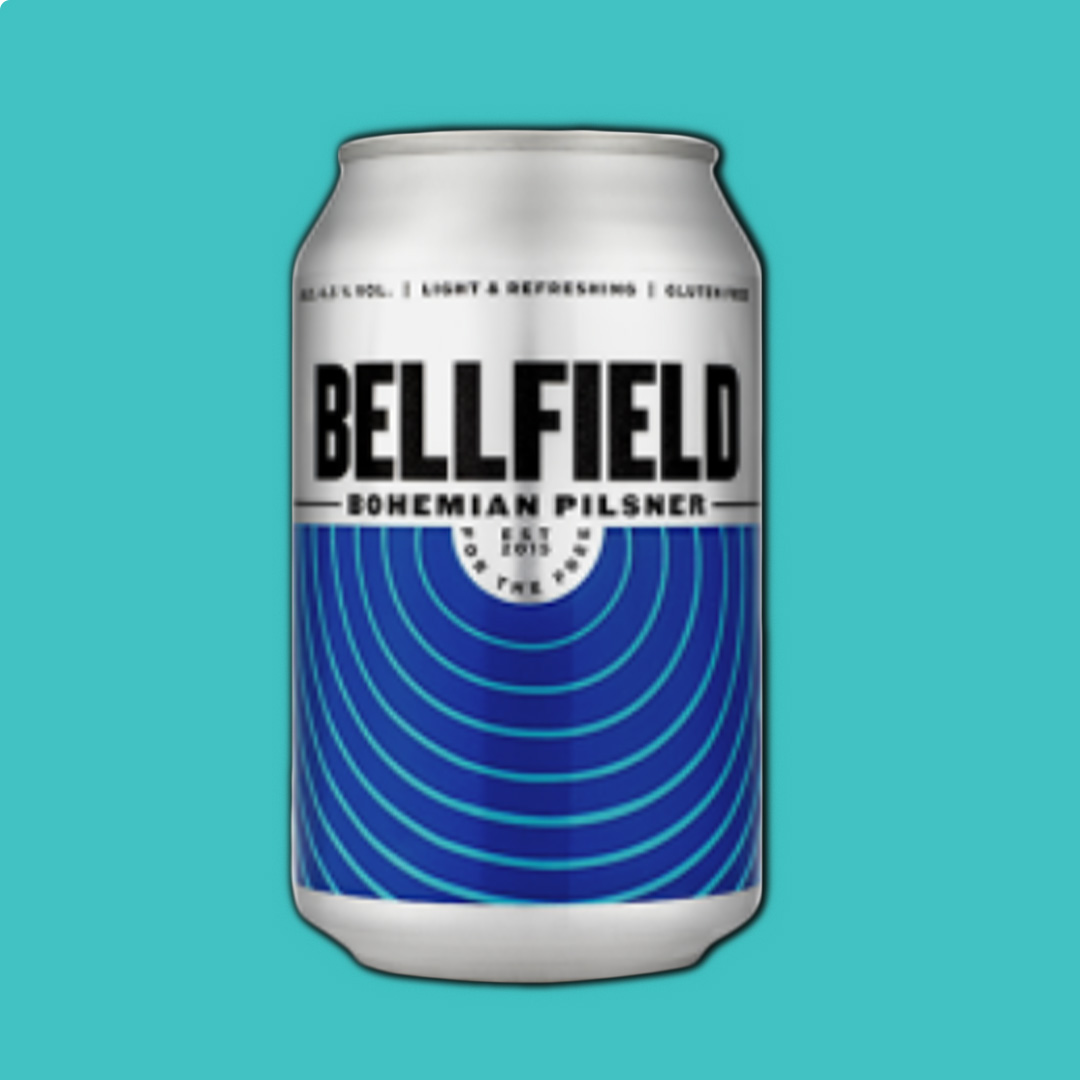 Bellfield Gluten Free Pilsner (4.5% ABV) VEGAN