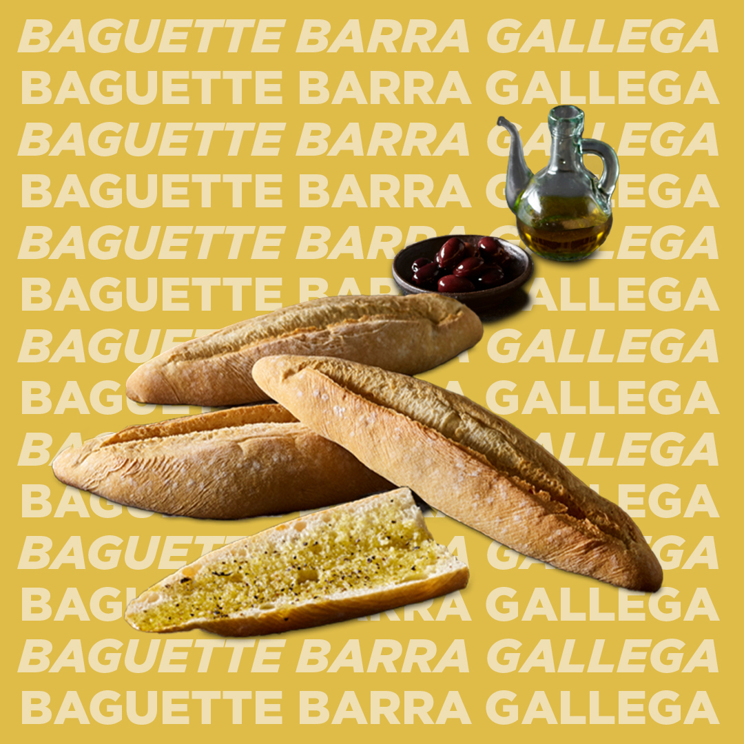 Oven Stone Based Baguette (VG) with olive oil & balsamic