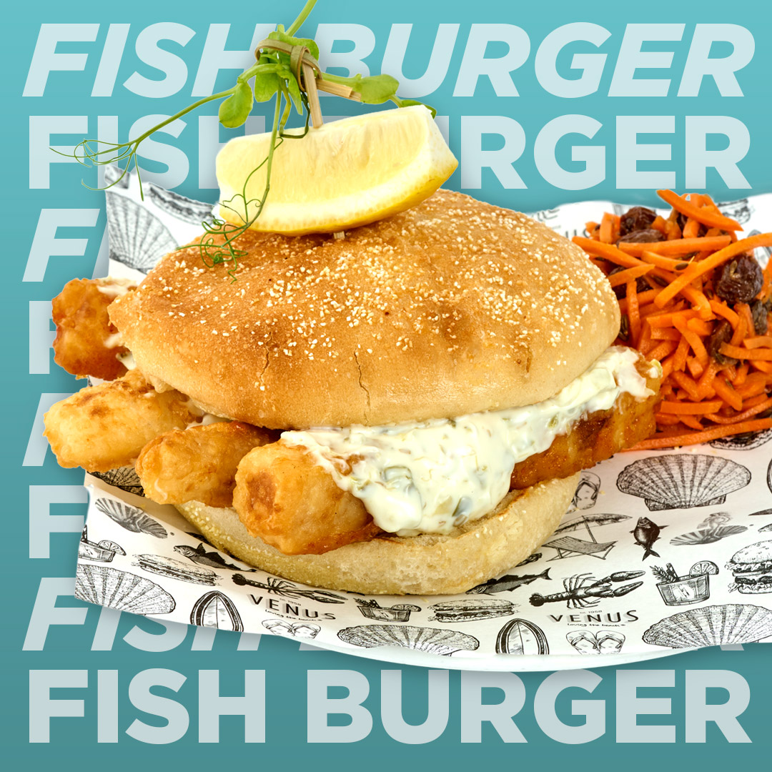 Venus Fish (Cod) Burger