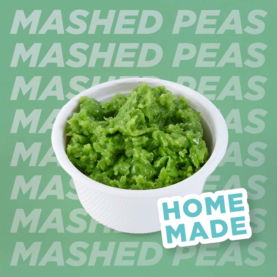Home made mashed peas 