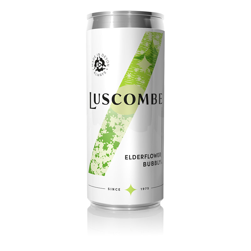 Luscombe Elderflower Bubbly (27cl can)