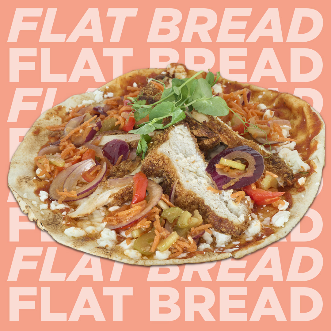 Lebanese Flatbread and fries with your choice of fillings (Teignmouth only dinner)