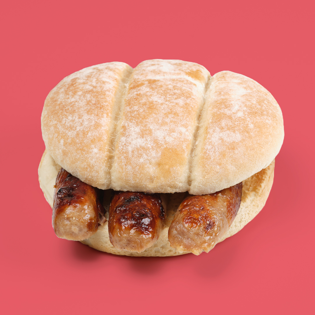 Devon free range Sausage Bap