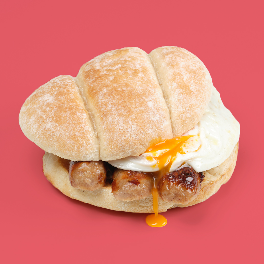 Devon Sausage & Egg Bap